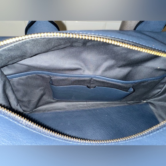 Reed Krakoff Navy Leather Satchel - Picture 8 of 13